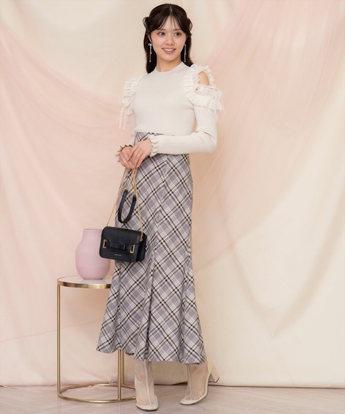 WILLSELECTION（ウィルセレクション）の「ハイウエストマーメイドスカート（スカート・レディース・ブラック系その他5/ブラウン系その他5/ネイビー・FREE）」の13枚目の写真