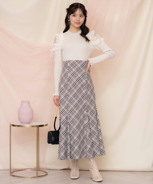 WILLSELECTION（ウィルセレクション）の「ハイウエストマーメイドスカート（スカート・レディース・ブラック系その他5/ブラウン系その他5/ネイビー・FREE）」の12枚目の写真