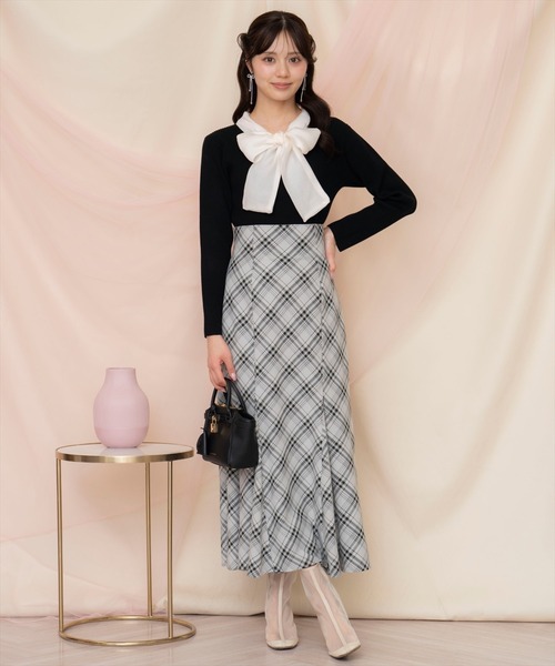 WILLSELECTION（ウィルセレクション）の「ハイウエストマーメイドスカート（スカート・レディース・ブラック系その他5/ブラウン系その他5/ネイビー・FREE）」の9枚目の写真