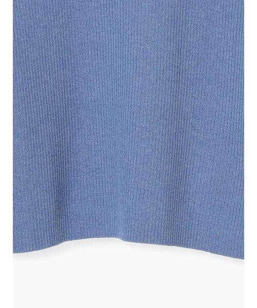 ehka sopo(エヘカソポ)の「◎クルーリブニット(ニット/セーター・レディース・キナリ/イエロー/ブルー/ブラック・F)」の11枚目の写真