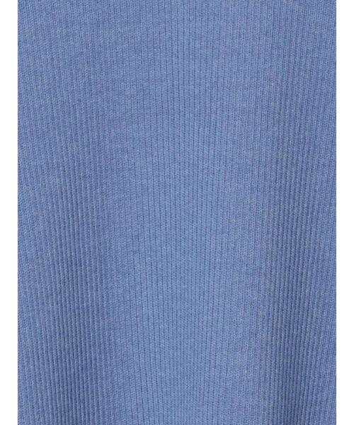 ehka sopo(エヘカソポ)の「◎クルーリブニット(ニット/セーター・レディース・キナリ/イエロー/ブルー/ブラック・F)」の13枚目の写真