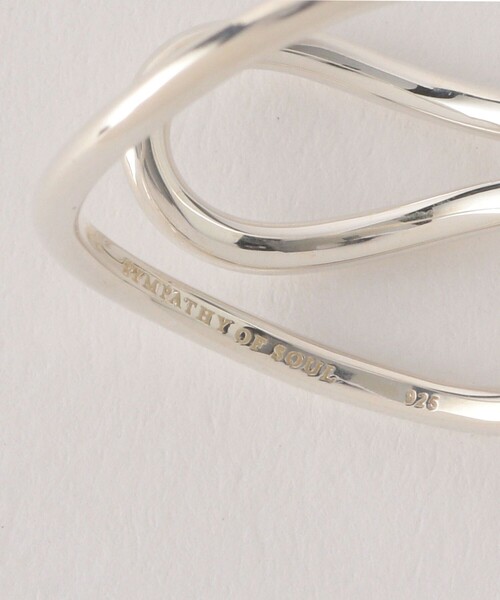 Sympathy of Soul（シンパシーオブソウル）の「＜SYMPATHY OF SOUL -Style-＞WAVE リング＜ Select by EMMEL REFINES ＞（リング・レディース・シルバー・11）」の7枚目の写真