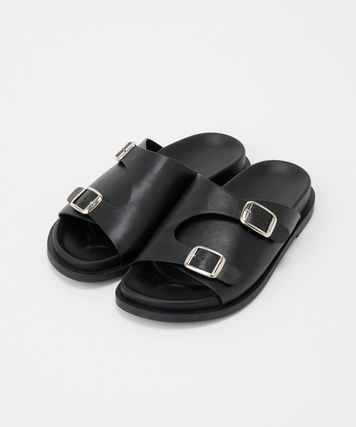 COLONY 2139（コロニートゥーワンスリーナイン）の「ワイドアッパーサンダル（サンダル・レディース・グレー/ブラック・LARGE/MEDIUM）」の6枚目の写真