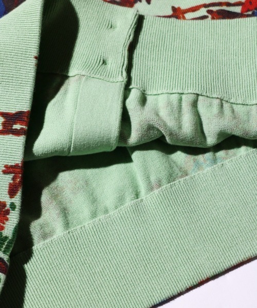セール】TOWNCRAFT / タウンクラフト PRINTED POLO CARDIGAN