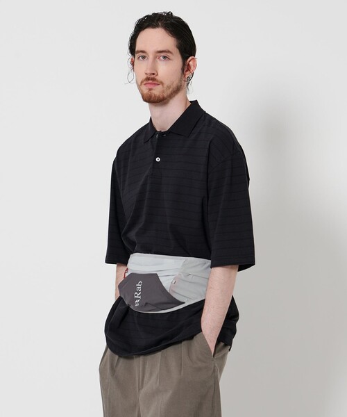 セール】＜Steven Alan＞ 40 ツイスト ボーダー ポロシャツ