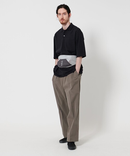 ＜Steven Alan＞ 40//ツイスト ボーダー ポロシャツ ―LOOSE UNITED ARROWS LTD. OUTLET｜<Steven Alan> 40//ツイスト