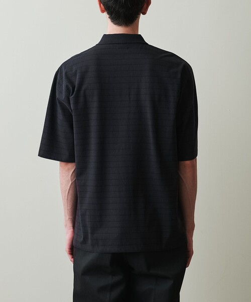 Steven Alan(スティーブンアラン)の「<Steven Alan> 40 ツイスト ボーダー ポロシャツ NARROW(ポロシャツ・メンズ・ブラック/グレー/ロイヤルブルー・S/M/L/XL)」の17枚目の写真