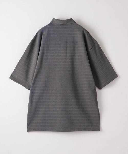 Steven Alan＞ 40 ツイスト ボーダー ポロシャツ NARROW