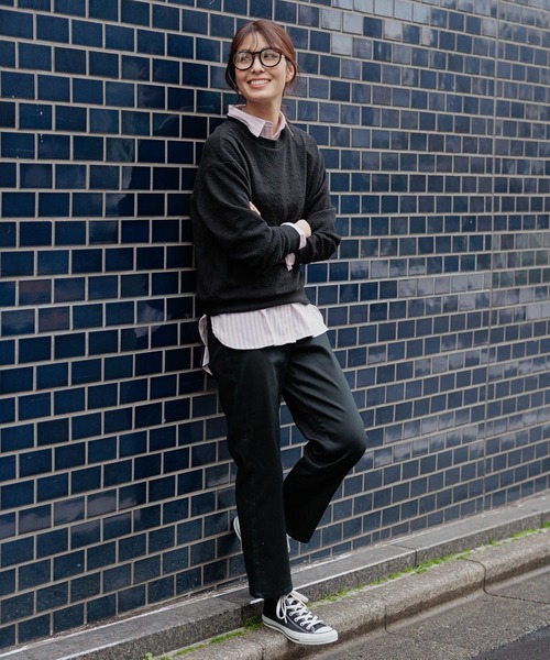 FOUND GOOD（ファウンドグッド）の「ジャガードPOLS（その他トップス・レディース・グリーン系2/ブラック/アイボリー・S/M/L）」の17枚目の写真