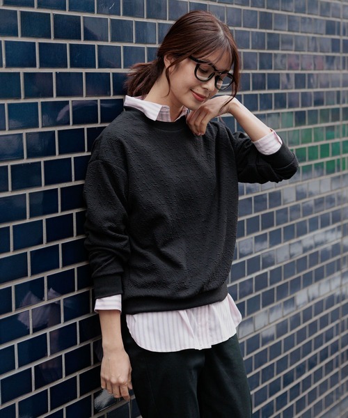 FOUND GOOD（ファウンドグッド）の「ジャガードPOLS（その他トップス・レディース・グリーン系2/ブラック/アイボリー・S/M/L）」の19枚目の写真