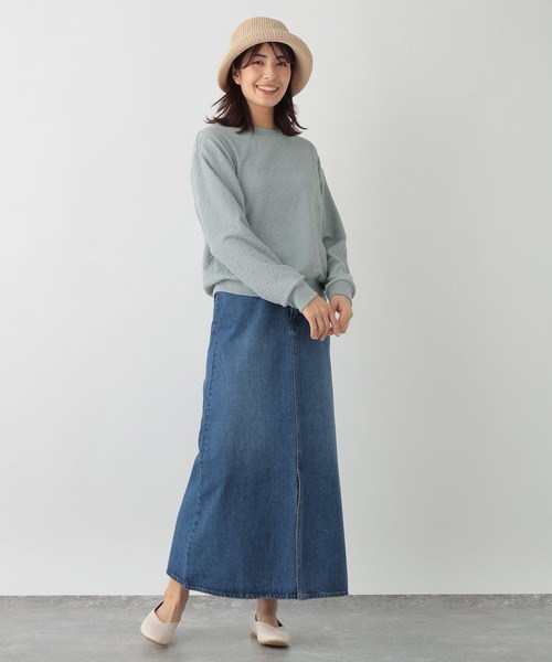 FOUND GOOD（ファウンドグッド）の「ジャガードPOLS（その他トップス・レディース・グリーン系2/ブラック/アイボリー・S/M/L）」の21枚目の写真