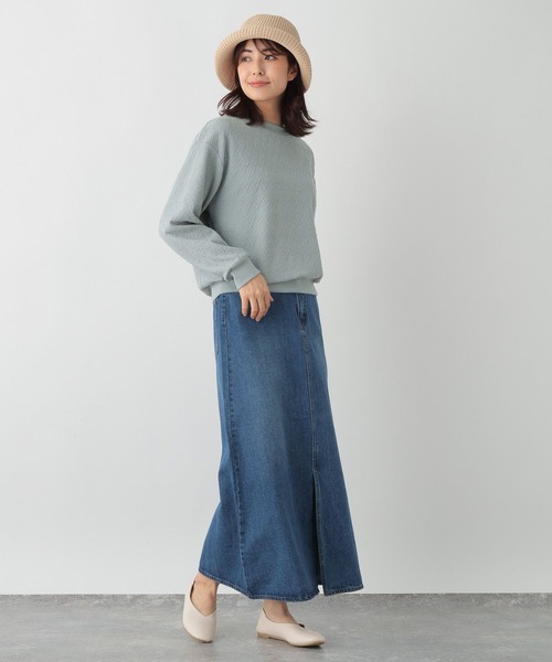 FOUND GOOD（ファウンドグッド）の「ジャガードPOLS（その他トップス・レディース・グリーン系2/ブラック/アイボリー・S/M/L）」の22枚目の写真