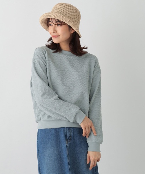 FOUND GOOD（ファウンドグッド）の「ジャガードPOLS（その他トップス・レディース・グリーン系2/ブラック/アイボリー・S/M/L）」の12枚目の写真