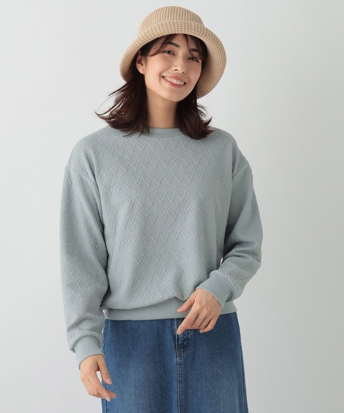 FOUND GOOD（ファウンドグッド）の「ジャガードPOLS（その他トップス・レディース・グリーン系2/ブラック/アイボリー・S/M/L）」の13枚目の写真