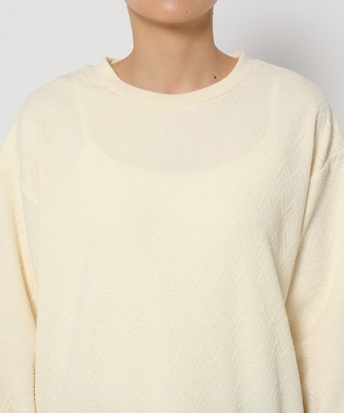 FOUND GOOD（ファウンドグッド）の「ジャガードPOLS（その他トップス・レディース・グリーン系2/ブラック/アイボリー・S/M/L）」の7枚目の写真