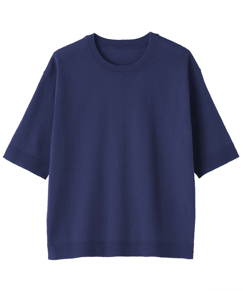 無印良品 ムジルシリョウヒン ネイビー ニット S MUJI (無印良品) - 無印良品 ニットの通販 by chi｜ムジルシ