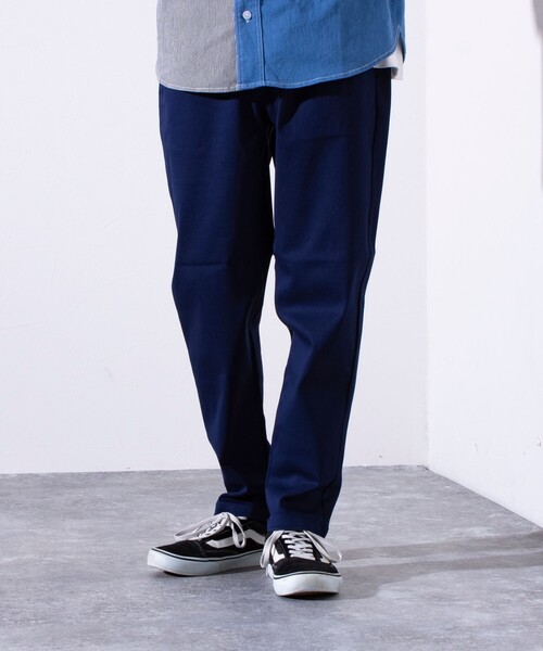 GLOSTER（グロスター）の「【GLOSTER/グロスター】Miracle shape ミラクルシェイプ イージーパンツ（その他パンツ・メンズ・インディゴブルー/ベージュ/ブラック/チャコールグレー・M/L/XL/S）」の4枚目の写真