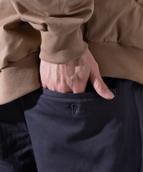 GLOSTER（グロスター）の「【GLOSTER/グロスター】Miracle shape ミラクルシェイプ イージーパンツ（その他パンツ・メンズ・インディゴブルー/ベージュ/ブラック/チャコールグレー・M/L/XL/S）」の12枚目の写真