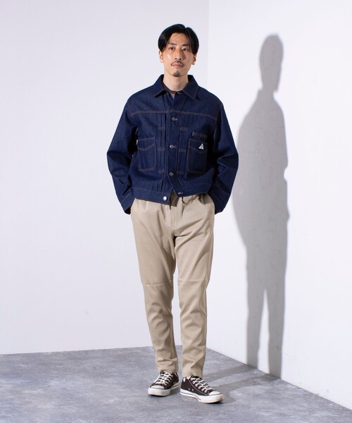 GLOSTER（グロスター）の「【GLOSTER/グロスター】Miracle shape ミラクルシェイプ イージーパンツ（その他パンツ・メンズ・インディゴブルー/ベージュ/ブラック/チャコールグレー・M/L/XL/S）」の13枚目の写真