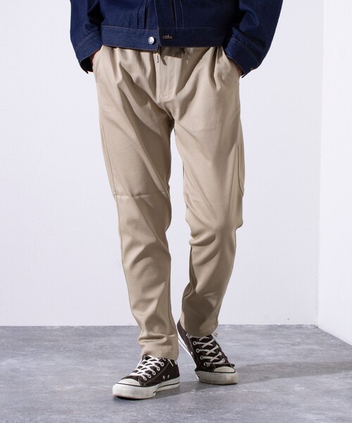 GLOSTER（グロスター）の「【GLOSTER/グロスター】Miracle shape ミラクルシェイプ イージーパンツ（その他パンツ・メンズ・インディゴブルー/ベージュ/ブラック/チャコールグレー・M/L/XL/S）」の14枚目の写真