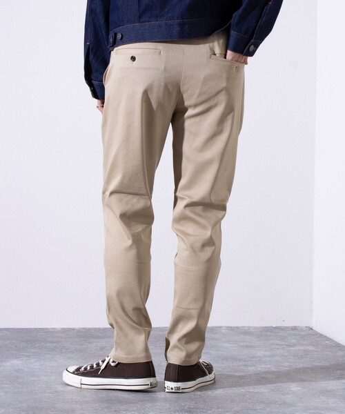 GLOSTER（グロスター）の「【GLOSTER/グロスター】Miracle shape ミラクルシェイプ イージーパンツ（その他パンツ・メンズ・インディゴブルー/ベージュ/ブラック/チャコールグレー・M/L/XL/S）」の16枚目の写真