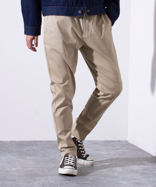 GLOSTER（グロスター）の「【GLOSTER/グロスター】Miracle shape ミラクルシェイプ イージーパンツ（その他パンツ・メンズ・インディゴブルー/ベージュ/ブラック/チャコールグレー・M/L/XL/S）」の18枚目の写真