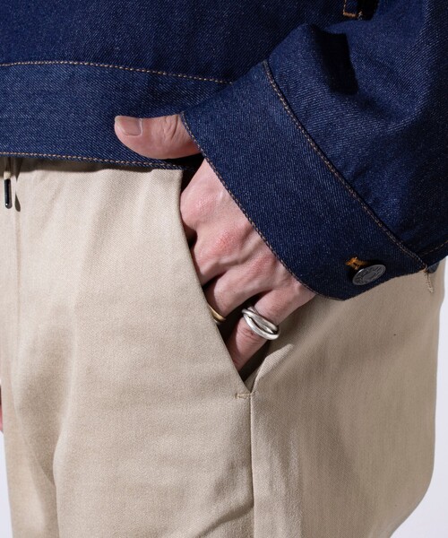 GLOSTER（グロスター）の「【GLOSTER/グロスター】Miracle shape ミラクルシェイプ イージーパンツ（その他パンツ・メンズ・インディゴブルー/ベージュ/ブラック/チャコールグレー・M/L/XL/S）」の19枚目の写真