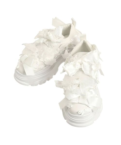 merry jenny（メリージェニー）の「ribbon ribbon ribbonスニーカー