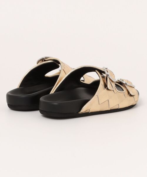 inter-chaussures(インターショシュール)の「【INTER-CHAUSSURES】イントレチャートダブルベルトサンダル(I52104)(サンダル・レディース・ゴールド/シルバー/ブラック・37/38/36/39/35)」の5枚目の写真