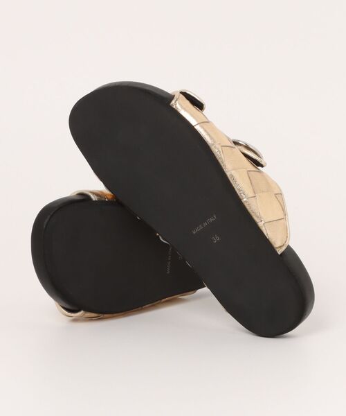 inter-chaussures(インターショシュール)の「【INTER-CHAUSSURES】イントレチャートダブルベルトサンダル(I52104)(サンダル・レディース・ゴールド/シルバー/ブラック・37/38/36/39/35)」の6枚目の写真