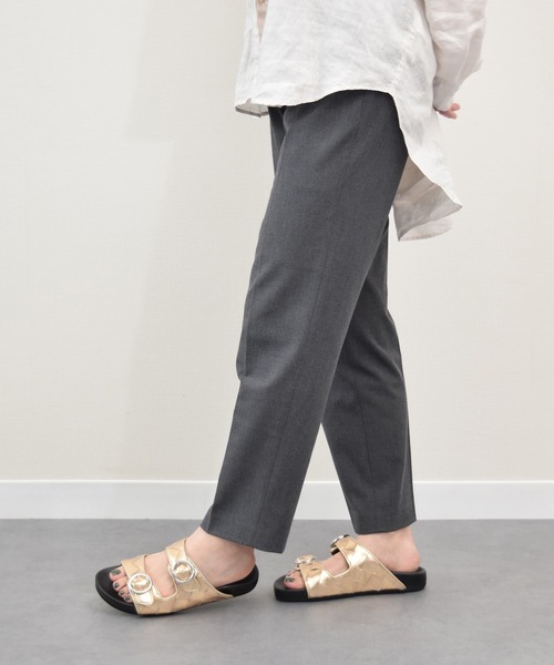 inter-chaussures(インターショシュール)の「【INTER-CHAUSSURES】イントレチャートダブルベルトサンダル(I52104)(サンダル・レディース・ゴールド/シルバー/ブラック・37/38/36/39/35)」の10枚目の写真