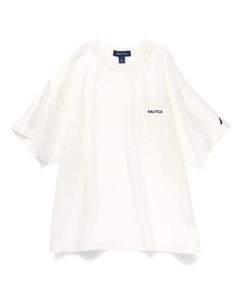 NAUTICA(ノーティカ)の「【NAUTICA/ノーティカ】ポケット付き半袖Tシャツ(Tシャツ/カットソー・キッズ・その他/オフホワイト/ブラック/グリーン・S/M/L/XL)」の20枚目の写真