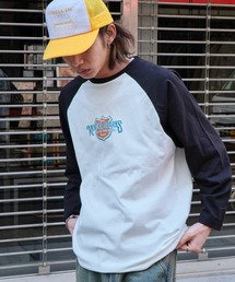 WEGO | WEGO/【25年春夏新作】リラックスフィットグラフィックラグランT(Tシャツ/カットソー)