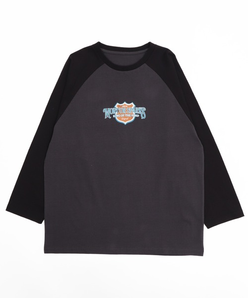 WEGO（ウィゴー）の「WEGO/リラックスフィットグラフィックラグランT（Tシャツ/カットソー・メンズ・ホワイト/ブラック・MEDIUM/LARGE）」の15枚目の写真