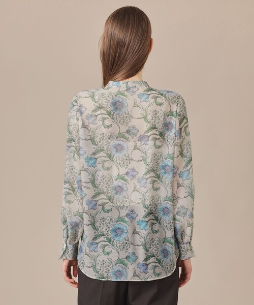 マッキントッシュ ロンドンBIBURY FLOWERブラウス日本製 ベージュ40 MACKINTOSH LONDON｜【婦人画報掲載】【BIBURY FLOWER】カラー