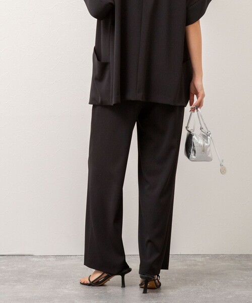 NOLLEY’S（ノーリーズ）の「《セットアップ対応》ウォッシャブルツイルイージーパンツ（その他パンツ・レディース・ブラック/ホワイト/ネイビー/チャコールグレー/グレイッシュベージュ・34/36/38/40）」の20枚目の写真