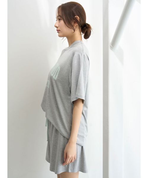 セール】【接触冷感】オーバーサイズ カットセットアップ