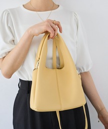 シボ柄2wayショルダーミニバッグ