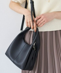 シボ柄2wayショルダーミニバッグ