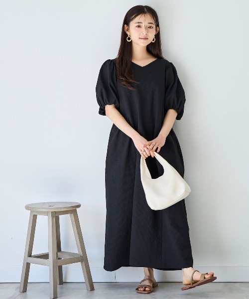 mil（ミル）の「シボ柄2wayショルダーミニバッグ（ショルダーバッグ・レディース・イエロー/オフホワイト/ブラック・ONE SIZE）」の21枚目の写真