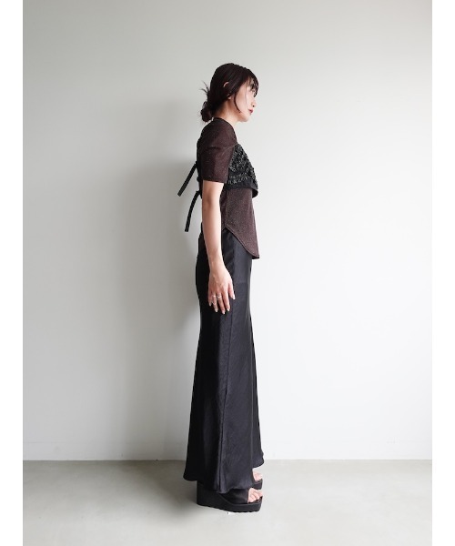 sahara（サハラ）の「Gathering Tape Bustier/ギャザーテープビスチェ（その他トップス・レディース・ブラック/ゴールド/シルバー・FREE）」の10枚目の写真