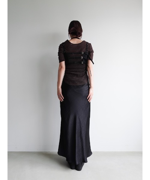 sahara（サハラ）の「Gathering Tape Bustier/ギャザーテープビスチェ（その他トップス・レディース・ブラック/ゴールド/シルバー・FREE）」の11枚目の写真