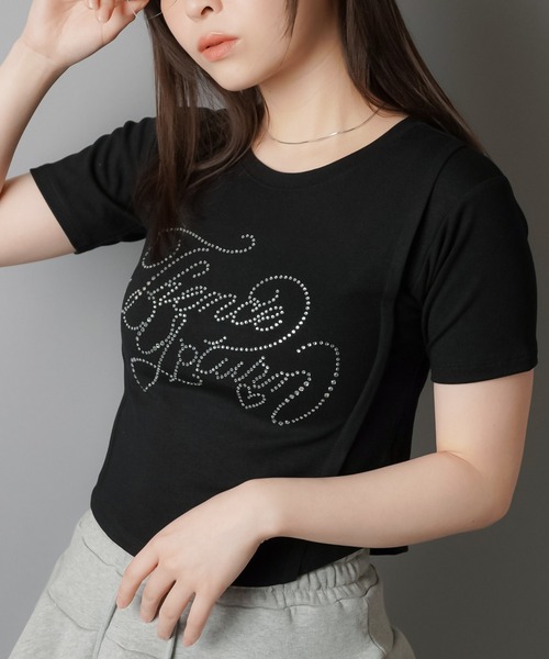 サンリオ ウサハナ スピンズ SPINNS ビッグTシャツ 半袖 ブラック ウサハナ×SPINNS』ビッグTシャツ | SPINNS WEB STORE | SPINNS
