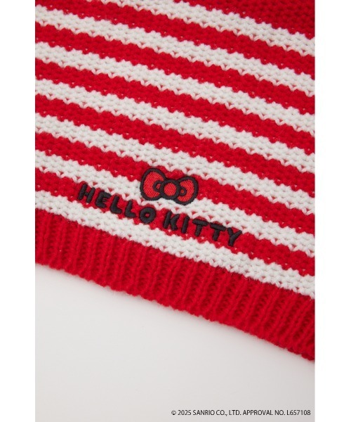 RODEO CROWNS WIDE BOWL（ロデオクラウンズワイドボウル）の「(サンリオキャラクターズ) ネコミミニットビーニー（ニットキャップ/ビーニー・レディース・ブラック系その他/ターコイズブルー/レッド系その他・FREE）」の19枚目の写真