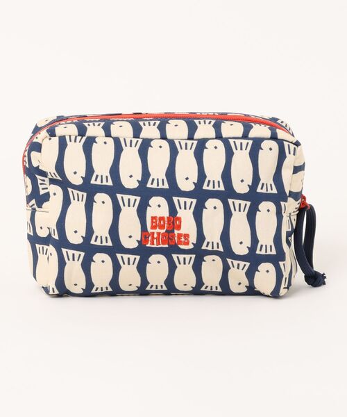 BOBO CHOSES({{V[Y)Lucky Fish printed cotton pouch(|[`)