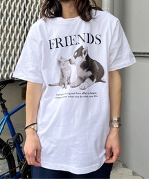 【spiritoso】FRIENDS シートプリントTシャツ