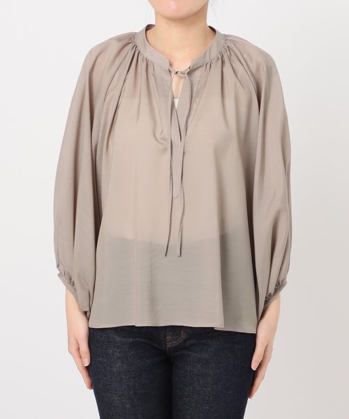 FRAMeWORK ギャザーブラウス FRAMeWORK｜ラミーギャザーブラウス | Rakuten Fashion(楽天