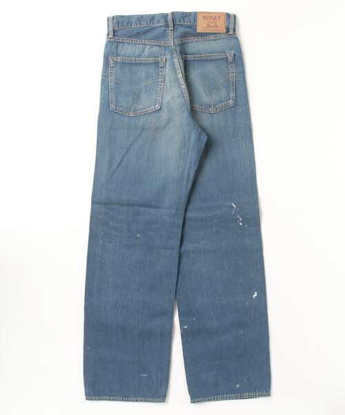 HYSTERIC GLAMOUR（ヒステリックグラマー）の「WAP加工 バギーストレートパンツ（デニムパンツ・メンズ・ライトインディゴブルー・28inch/29inch/30inch/31inch/32inch/34inch）」の7枚目の写真