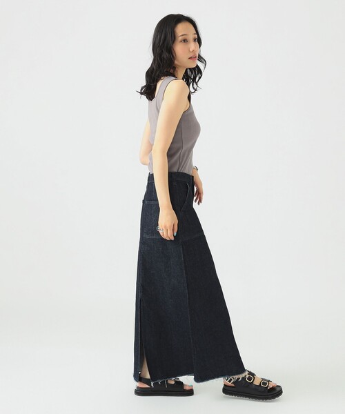 B:MING by BEAMS（ビーミングバイビームス）の「タンク ブラトップ（S～M）（タンクトップ・レディース・オフホワイト/ブラック/ブラウン系その他2・MEDIUM/SMALL）」の5枚目の写真