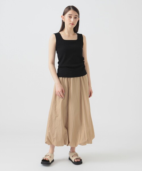 B:MING by BEAMS（ビーミングバイビームス）の「タンク ブラトップ（S～M）（タンクトップ・レディース・オフホワイト/ブラック/ブラウン系その他2・MEDIUM/SMALL）」の17枚目の写真